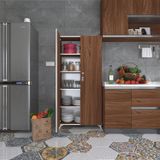 Kenzlife 2 Kapılı Dolap Çilem 188*090*032 Cvz Kilitli Ayaklı Banyo Mutfak Ofis Kitaplık Ayakkabılık Kiler