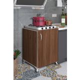 Kenzlife Ahunaz Ceviz 85x60x56 Mutfak Dolabı