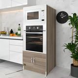 Kenzlife Ankastre Fırın Dolabı Ahsen Mat Cordoba 144*060*56 Mutfak Kiler Suntalam