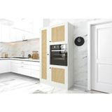Kenzlife ankastre fırın dolabı banu mat beyaz 180*100*56 hazeran kare kapak MDF gövde