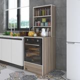 Kenzlife ankastre fırın dolabı esmacan crd 165*60*56 mutfak eko düz - Ahşap