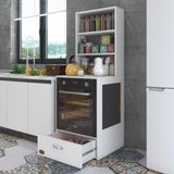Kenzlife Ankastre Fırın Dolabı Gönül Byz 165X60x56 Mutfak Çekmeceli
