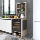 Kenzlife ankastre fırın dolabı ismihan crd 165*60*56 mutfak raflı - Ahşap