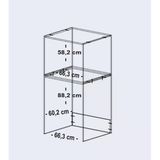 Kenzlife Ankastre Fırın&Bulaşık Makinesi Dolabı Botan Cvz 150X70x60 Çamaşır Makinesi