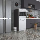Kenzlife Ankastre Fırın&bulaşık Makinesi Dolabı Botan Gri 150*70*60 Çamaşır Makinesi - renk