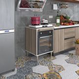 Kenzlife Ankastre Modülü Kabini Pança Tantra Crd 89-81*60*56 Fırın Ocak Dolabı Ayarlı Ayaklı Üstü Kapalı