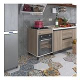 Kenzlife Ankastre Modülü Kabini Şirpençe Crd 85*60*56 Fırın Ocak Dolabı Ayarlı Ayaklı Üstten