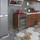 Kenzlife Ankastre Modülü Kabini Şirpençe Cvz 85*60*56 Fırın Ocak Dolabı Ayarlı Ayaklı Üstten