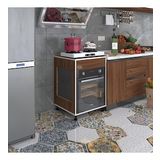 Kenzlife Ankastre Modülü Kabini Tilkowski3 Cvz 85*60*56 Fırın Ocak Dolabı Ayarlı Ayaklı Üstü Kapalı
