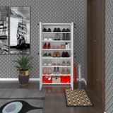 Kenzlife Ayakkabilik Ayakkabi Dolabi Kilitli Be Real Byz 140*70*32 Kapakli Arkalikli Ofis Dolabi İki Bolme