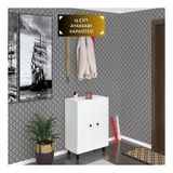 Kenzlife Ayakkabılık Cimcime5 Byzbyz 83*060*32 Kapaklı 5 Raflı 15 Çift Ayakkabı Kapasitesi