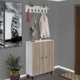 Kenzlife Ayakkabılık Galoş6 Crdbyz 53*080*32 Kapaklı 6 Raflı 24 Çift Ayakkabı Kapasitesi