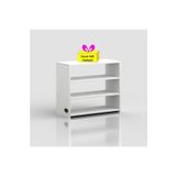 Kenzlife Ayakkabılık Goya Byz 060*70*30 Arkalıksız Ayakkabı Ofis Dolabı + Tekli Duvar Rafı Hediyeli
