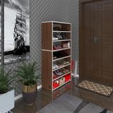 Kenzlife Ayakkabilik Goya Cvz 140*70*30 Arkaliksiz Ayakkabi Ofis Dolabi İki Bolme