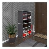 Kenzlife Ayakkabilik Goya Gri 120*70*30 Arkaliksiz Ayakkabi Ofis Dolabi İki Bolme