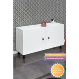 Kenzlife Ayakkabılık Merkub3 Byzbyz 53*100*32 Kapaklı 3 Raflı 15 Çift Ayakkabı Kapasitesi