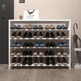 Kenzlife Ayakkabılık Mısri Mat Beyaz Suntalam 080*080*20 Yimi Çift Ayakkabı Kapasitesi Arkalıksız
