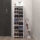 Kenzlife Ayakkabılık Mısri Mat Beyaz Suntalam 125*040*20 Onaltı Çift Ayakkabı Kapasitesi Arkalıksız
