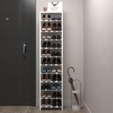 Kenzlife Ayakkabılık Mısri Mat Beyaz Suntalam 170*040*20 Yirmiiki Çift Ayakkabı Kapasitesi Arkalıksız - Renkli