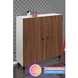 Kenzlife Ayakkabılık Yemeni6 Cvzbyz 98*120*32 Kapaklı 6 Raflı 36 Çift Ayakkabı Kapasitesi
