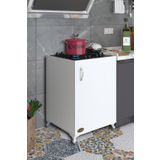 Kenzlife Benek Beyaz 85x60x56 Mutfak Dolabı