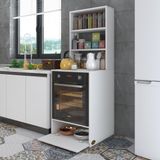 Kenzlife Bengisu Beyaz 165x60x56 Mutfak Dolabı