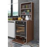 Kenzlife Bengisu Ceviz 165x60x56 Mutfak Dolabı