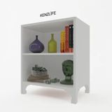 Kenzlife Beril Beyaz 48x60x20 cm Kitaplık