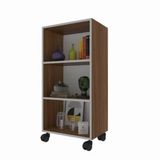 Kenzlife Beril Ceviz 108x40x20 cm Kitaplık
