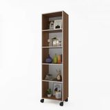 Kenzlife Beril Ceviz 168x60x20 cm Kitaplık