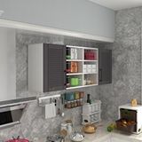 Kenzlife Biber 90 Gri Mod 2 90x160x32 Mebran Kapak Suntalam Gövde Hazır Mutfak Dolabı