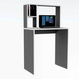 Kenzlife Bilgisayar Çalışma Masası Alonso70 Gri Ofis Sekreter Laptop Teşhir