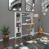 Kenzlife Bilgisayar Çalışma Masası Prost Byz 140X100x20 Kitaplık Solda Ofis Sekreter Laptop