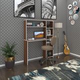 Kenzlife bilgisayar çalışma masası prost cvz 140*100*20 kitaplık sağda ofis sekreter laptop