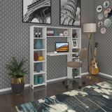 Kenzlife bilgisayar çalışma masası senna byz 140*130*20 kitaplıklı ofis sekreter laptop - 140x130x20 - Beyaz