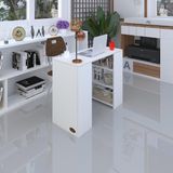 Kenzlife bilgisayar çalışma masası venüs byz ofis sekreter laptop - Y: 74 cm D: 40 cm G: 90 cm - Beyaz