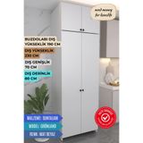 Kenzlife Buzdolabı Derin Dondurucu Dolabı Modülü Grönland Beyaz 230*070*80 Kapaklı Arkalıksız