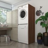 Kenzlife çamaşır-bulaşık makinesi dolabı borya cvz 180*70*60 banyo kapaksız arkalıksız - Ceviz - 180X70X62
