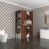 Kenzlife Camasir-Kurutma Makinesi Dolabi Ahi Evran Sol Cvz 187*090*60 Cekmeceli Banyo