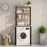 Kenzlife Çamaşır Kurutma Makinesi Dolabı Domaniç Crdsyh 180*070*60 Mat Suntalam Metal Siyah Boya