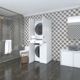 Kenzlife Camasir-Kurutma Makinesi Dolabi El Kindi Byz 187*070*60 Cekmeceli Kapakli Banyo