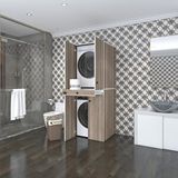 Kenzlife Camasir-Kurutma Makinesi Dolabi El Kindi Crd 187*070*60 Cekmeceli Kapakli Banyo