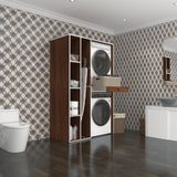 Kenzlife Camasir-Kurutma Makinesi Dolabi Gutas Sol Cvz 187*120*60 Cekmeceli Banyo