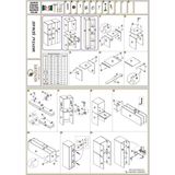 Kenzlife Çamaşır-Kurutma Makinesi Dolabı Şahrur Sağ Byz 187*120*60 Çekmeceli Banyo - Beyaz