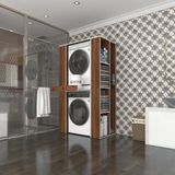 Kenzlife Camasir-Kurutma Makinesi Dolabi Umare Cvz 187*110*60 Cekmeceli Rafli Banyo