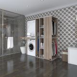 Kenzlife Camasir-Kurutma Makinesi Dolabi Ve Giysi Dolabi Cekmeceli Attar Sag Crd 187*160*60 Banyo
