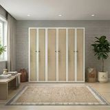 Kenzlife Çamaşır-Kurutma Makinesi Dolabı Ve Giysi Dolabı Suyuti Sol Mat Beyaz 180*170*60 Hazeran Kare Kapak Mdf Gövde