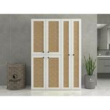 Kenzlife Çamaşır-Kurutma Makinesi Dolabı Yaromira Mat Beyaz 180*120*64 Hazeran Kare Kapak Mdf Gövde