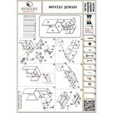 Kenzlife Çamaşır Makinesi Dolabı Hayzum Byz 180*066*55 Banyo Kiler Çift Kapaklı Arkalıklı + Tekli Duvar Rafı Hediyeli