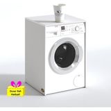 Kenzlife Çamaşır Makinesi Dolabı Naum Byz 90*70*60 Banyo Arkalıksız + Tekli Duvar Rafı Hediyeli